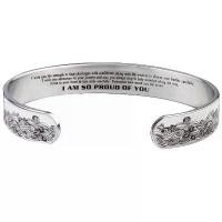 ราคา ขาย ร้อน Inspirational Cuff Bracelets not sister by blood but sister by heart Personalized Gift for Sister Best Friend Her Birthd (1731906707179275433)