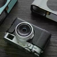 ราคา กระเป๋ากล้อง X100VI แฮนด์เมด ทำจากหนังแท้ เคสกล้องครึ่งตัว สำหรับ Fujifilm X100VI (1731458398256071696)