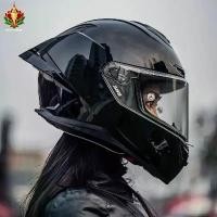 ราคา 【One-Stop LIU Shop】AXK หมวกกันน็อค หมวกกันน็อคเต็มใบ แว่น2ชั้น รถจักรยานยนต์ หมวกกันน็อคมอเตอร์ไซค์ หมวกกันน็อ Motorcycle Helmet (1732585930005186300)