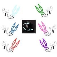 ราคา ไฟ LED หมวกกันน็อค Helmet light motorcycle LED Helmet ส่งจาก กทม.ไฟLED ติดหมวก (xx49) (1731556658947392731)