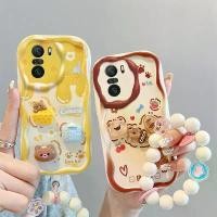ราคา เคสนิ่มสำหรับ Xiaomi Poco F3 3D การ์ตูน ชีส หมี ขนมปัง หมี Xiaomi Poco F3 เคสโทรศัพท์ ครีม ขอบหยักพร้อมสายคล้องสร้อยข้อมือ (1729725972046252980)