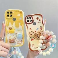 ราคา เคสนิ่มสำหรับ OPPO A15 3D การ์ตูน ชีส หมี ขนมปัง หมี OPPO A15S เคสโทรศัพท์ ครีม ขอบหยักพร้อมสายคล้องสร้อยข้อมือ (1729706937182358452)