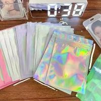 ราคา กระเป๋าปิดผนึกด้วยเลเซอร์สีสันสดใส, ถุงพลาสติกสีสันสดใส,ถุงเก็บโปร่งใส, ถุงปิดผนึก, มัลติฟังก์ชั่น sealed bag ถุงซิป ถุงซิปล็อก ถุงซิปล็อคใส่ขนม ถุงใส่กําไล ซอง ใส่ กํา ไล (1732294546839931183)