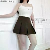 ราคา ♘TENNIS SKIRT กระโปรงเทนนิสเอวสะดือ ซิปข้าง มีซับใน มีไซส์S-7XL รุ่นTN03 - Mesave❄ (1732079982580237656)