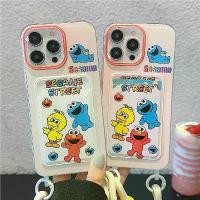 ราคา เคสโทรศัพท์ลายการ์ตูนเซซามีสตรีทเอลโม่ ดีไซน์ตลก เข้ากันได้กับ iPhone 11, 12, 13, 14, 15, 16 และ Pro Max พร้อมกระเป๋าควบคุมการ์ด เหมาะสำหรับ Big Bird, คุกกี้มอนสเตอร์ และตัวละครอื่น ๆ ซิลิโคน (1731504
