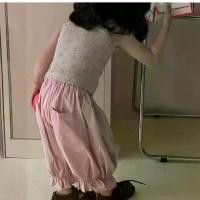 ราคา ชุดเด็กผู้หญิง คอลเลคชั่นฤดูร้อนใหม่ ปี 2025 ผ้าฝ้ายระบายอากาศ สไตล์เกาหลี ลายดอกไม้ สายรัดเล็ก ข้อมือ กางเกงยาย สไตล์เกาหลี กางเกง ทหาร เด็ก ผู้ หญิง บอลลูน girl ชุด อวกาศ วิทยา (1732387018958144963)