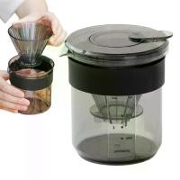 ราคา หม้อกาแฟมือ, เครื่องชงกาแฟ 3in1, เทลงมา, ใช้ซ้ำได้, พร้อมสเกล, เครื่องชงกาแฟ Dripper, เหมาะสำหรับปิกนิก, หม้อทำกาแฟ (1732251298078557527)