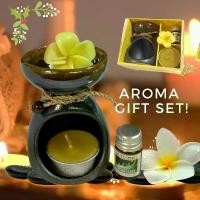 ราคา ชุดของขวัญสุดคุ้ม เตาอโรมา เซรามิค น้ำมันหอมระเหย 5 มล. เทียนหอม สปา เทียนทีไลท์ เตาน้ำหอม เตาเทียน อโรม่า ของขวัญ สินค้ามาใหม่ประจำเดือนนี้ (1732304399239841722)