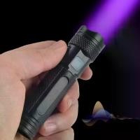 ราคา ไฟฉาย UV, 365nm, ชาร์จ USB-C, ไฟฉายเกรดชีวิต, มินิ, ไฟฉายกันน้ำ, O2D0, 365nm UV Flashlight (1732300065864582206)