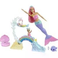ราคา Barbie Dreamtopia Mermaid Nursery Playset ตุ๊กตาบาร์บี้นางเงือก เลี้ยงน้อง ของแท้ (1729961069548636388)
