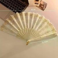 ราคา ร่มพับ สไตล์โบราณ LYCH สไตล์จีน Hanfu Cheongsam ร่มเต้นรำลูกไม้ พกพาสะดวก สำหรับผู้หญิง เหมาะสำหรับฤดูร้อน ของ ใช้ เก่า โบราณ ยุค 90 พัด กระเพรา พัดหมุน รอบ ตัว desk decor แมวกวั (1732488965405836886)