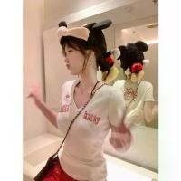 ราคา เสื้อยืดแขนสั้นปักลูกไม้ สำหรับผู้หญิง คอลเลคชั่นฤดูร้อน 2025 ดีไซน์น่ารักและเซ็กซี่ ทรงสลิมฟิต คอวี เสื้อกลวง เสื้อผ้า ขาวม้า ผู้ หญิง เก๋ ๆ แพทเทิร์น เสื้อ ผู้ หญิง โบโ (1732340330817555366)