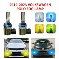 ราคา ไฟตัดหมอก LED หลอดไฟ, สีคู่, สำหรับ VOLKSWAGEN POLO 2019-2023, สีฟ้าน้ำแข็ง, ขาวและเหลือง, สปอตไลท์ Lampu, ไฟสปอร์ต, เหมาะสำหรับ Halogen Replacement, Mentol Kereta, H11 MMC, ไฟตัดหมอก (173259704106211