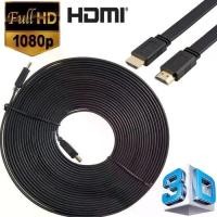 ราคา พร้อมส่งจากไทย สาย HDMI TO HDMI Meal 5M เมตร V1.4 แบบแบน (Black) (1732096849945332585)