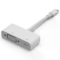ราคา COD.รีวิวของแท้ 100%Qtech - รับประกัน 1 ปี – 2 in 1 สาย สัญญาณ อะแดปเตอร์ Lightning to VGA Adapter ฉาย จอภาพ พร้อม ชาร์จไฟ พร้อมกัน ได้ สำหรับ iPhone Lightning VGA Adapter Sync S (1732490465647101578)