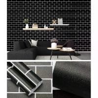 ราคา Wallpaper ลายตารางใหญ่-สีดำ วอลเปเปอร์สติ้กเกอร์ ติดผนัง โมเดิร์น พร้อมจัดส่ง (1732049097863563210)