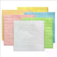 ราคา [จัดส่งทันที] 3D wall paper, big wall paper, self adhesive, wall sticker, brick wallpaper (1732052857670830748)
