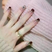 ราคา MooreChro Fake Nails 【DD215】 Finished Fake Nails (1732066974194239258)