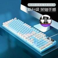 ราคา คีย์บอร์ดไร้สาย,คีย์บอร์ดไร้เสียง,คีย์บอร์ดแบบมีสาย, ความรู้สึกเครื่องกล, เกมมิ่ง, Backlit, E-Sports, สำนักงาน, USB ภายนอก, ขนาดเต็ม, การออกแบบแบบดูอัลคีย์, แสงสีฟ้าและสีขาว, พร้อมคุณสมบัติแสงสีขาว (1