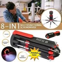 ราคา ชุดไขควงอเนกประสงค์ 8-in-1 พร้อมไฟฉายทรงพลัง fiber cleaver เครื่อง ตัดถ่าง แท่น ตัด เหล็ก ใบ คาร์ไบด์ มีด แกะ เช็คเกอร์ ค้อน ตะไบ ไ ม ้ เ ป ล ี ่ ย น ห ล อ (1731398077648766057)