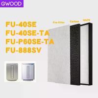 ราคา Gwood เหมาะสำหรับเครื่องกรอง Sharp FU-P60SE FU-40SE FU-888SV ฟิลเตอร์ FZ-P60SEF (1732477453612385614)