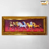 ราคา COD รูปภาพม้ามงคล 8 ตัวพร้อมกรอบทอง ขนาด 23x53 ซม.ช่วยเรื่องการเจริญก้าวหน้าในหน้าที่การงาน เสริมฮวงจุ้ย เจริญรุ่งเรือง เสริมโชคลาภ ของแต่งบ้าน ขึ้นบ้านใหม่ ที่ระลึก ของขวัญ (1732312625941219563)