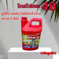 ราคา ไกลโฟเซต48 (แดงเสือ) ขนาด4ลิตร ชนิดดูดซึม ทนฝน ยา แมลง (1732563983121549009)