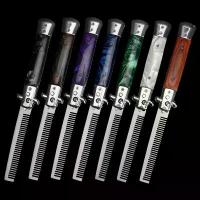 ราคา หวีสแตนเลสแบบพับได้, แปรงมีดอัตโนมัติ, แปรงหวีผม, อุปกรณ์เสริม, สำหรับผู้ชาย, หวีพกพาผมเรียบ, หวีกระเป๋าผมหลัง, 1 ชิ้น (1732528980157433422)