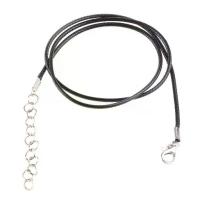 ราคา สายสร้อยคอสีดำ, มัลติฟังก์ชั่น, วัสดุยาง, พร้อมเข็มกลัด, โซ่เข็มกลัด 18 นิ้ว, เหมาะสำหรับทำสร้อยข้อมือและสร้อยคอ DIY, การทำเครื่องประดับ (1732061738900817541)