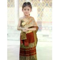 ราคา ชุดไทย ผ้าถุงการะเกด สไบผ้าไหมอินเดีย Women ผู้หญิง (1730298902201272751)