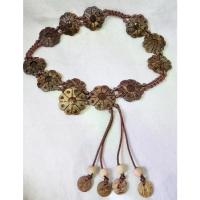 ราคา [จัดส่งทันที] เข็มขัด กะลา ไม้ ระย้า กระลา ดอกไม้ กะลามะพร้าว เครื่องประดับสตรี แนววินเทจ สีดำ สลับ สีน้ำตาล คู่กับ ชุดไทย ผ้าฝ้าย ผ้าไทย ชุดงานสงกรานต์ เครื่องประดับแต่งไปวัด แบ (1732252335473657161)