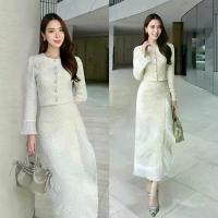 ราคา พร้อมส่งชุดเซทผ้าไทย ชุดไทย ใส่ทำบุญ Set เสื้อ+กระโปรง ผ้าถุงสำเร็จรูป (1731262595180234234)