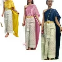 ราคา ชุดไทย เย็บสำเร็จ ผ้าถุงทอลายไทย (1731355058398726452)