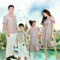 ราคา ชุดไทย ผ้าทอไทย สีม่วงกลีบบัว เดรสชุดไทย สตรี ชุดไทยประยุกต์ ชุดไทยแม่ลูก ชุดไทยครอบครัว ชุดทำบุญ ใส่ไปวัด Mudmee (1730230469647829891)