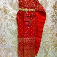 ราคา เด็กโต-คนโต ชุดไทย สไบลูกไม้ 2 ชั้น + ผ้าถุงผ้าไหมเทียม (ไม่รวมเครื่องประดับ) (1731170910009788637)