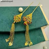 ราคา ปิ่นปักผม กิ๊บS/L ชุดไทย เครื่องประดับผม ปิ่นมี 3 สีสีทองเงินนาค (1732286628178921342)