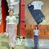 ราคา เสื้อผ้าไหมสีขาวมุก ผ้าไหมคอวี ชุดไทย เสื้อไหมสีขาว Women Girl ผู้หญิง ชุดไทยใส่ออกงานสวยๆ (1730191812716956408)