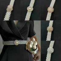 ราคา สินค้าดี Accessories เข็มขัดมุก เข็มขัดยางยืด เครื่องประดับมุก ชุดไทย (1732639611794064513)