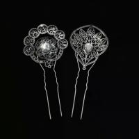 ราคา Vintage jewelry ปิ่นปักผม ชุดไทย ปิ่นปักผมออเจ้า เล็ก เครื่องประดับผม สีทอง เพชร (1730730093698058573)