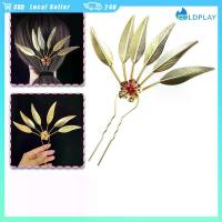 ราคา สินค้ามีคุณภาพ ปิ่นปักผมออเจ้า เครื่องประดับผม ชุดไทย ล้านนา โบราณ ใบไม้สีทอง ปิ่นปักผมแบบไทย (1732144913873275582)