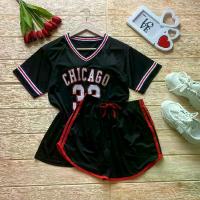 ราคา เสื้อผ้าแฟชั่น ลำลอง Clothing Lady Women ผู้หญิง กางเกง เสื้อบาส กางเกงสายฝอ บาสเกตบอล (1729702547054234539)