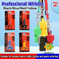 ราคา DHBNID Arleen นกหวีด FOX 40 สำหรับกีฬาาฟุตบอล บาสเกตบอล สำหรับโค้ช กรรมการ และการเดินป่า และเหตุฉุกเฉิน มีเชือกคอ บล็อกบัสเตอร์ (1732404488404764067)