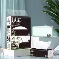 ราคา [แพ็ค 5 ห่อ] ทิชชู่ ขาวดำ Black&White Lilly ลิลลี่ กระดาษเช็ดหน้า (งานหนานุ่ม3 ชั้น 80) ห่อ 240 แผ่น กระดาษไร้ฝุ่น ทิชชู แบรนด์ คน ไทย (1730865534647372075)