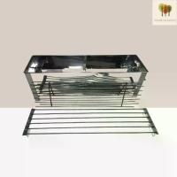 ราคา เตาหมูปิ้งสแตนเลส 6 เส้น ขนาด 16 18 20 22 24 นิ้ว เตาย่างสแตนเลส ย่าง หมูสะเต๊ะ บาร์บีคิว เนื้อย่าง หม่าล่า เตาปิ้ง แหนม เตาถ่าน เตาปิ้งย่าง (1732205852946237826)