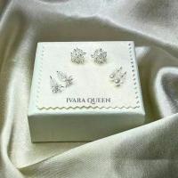 ราคา เซ็ตต่างหู ก้านเงินแท้ ร้านไทย พร้อมส่ง ต่างหูดอกไม้ขอบทอง+ไข่มุกสลับเพชร สตั๊ดดอกไม้เงิน สลับเพชร+ไข่มุก ccไข่มุก เพชร หัวใจ สามแฉกเพชร+มุก ทรงสี่เหลี่ยมฝังเพชรเพทาย+มุก เครื่องประดับผู้หญิง แฟชั่น (