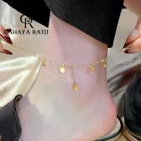 ราคา CR กําไลข้อเท้า เครื่องประดับผู้หญิง สร้อยข้อเท้าผู้หญิง เครื่องประดับโบฮีเมียนเก๋ๆ สร้อยข้อเท้าสแตนเลสแท้ ความเรียบง่ายเหมาะสำหรับสวมใส่ทุกวัน (1730605552236137235)