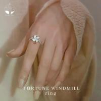 ราคา COD MNLFortune Windmill แหวนกังหันดอกไม้แห่งความโชคดี แหวนแฟชั่น เงินแท้ เครื่องประดับผู้หญิง สไตล์มินิมอล น่ารัก ใส่ทุกวัน (1731822886243567602)
