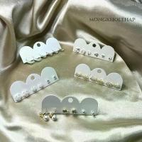 ราคา เซ็ตต่างหู ก้านเงินแท้ 100% ร้านไทย พร้อมส่ง ต่างหูไข่มุกสลับเพชร จีบมุก+เพช ทรงเลขาคณิต หางปลาวงกลม คริสตัลเงินวงกลม จี้โค้งประดับเพชร เครื่องประดับผู้หญิง แฟชั่น App (1732272352866829936)