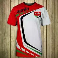 ราคา เสื้อยืดคอกลมกีฬา พิมพ์ลายฤดูร้อน เหมาะสำหรับการแข่งมอเตอร์ไซค์ Aprilia เสื้อผ้าแนวสตรีท (1731221388722603559)