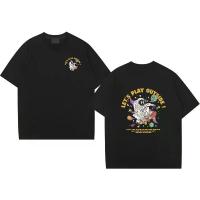 ราคา [COD] 100% Cotton เสื้อยืด LET'S PLAY OUTSIDE ลายอวกาศ คาแรกเตอร์เพี้ยนๆ ลายกราฟฟิตีแนวสตรีท ผ้าฝ้ายแท้ ใส่สบาย คอกลม แขนสั้น แฟชั่นวัยรุ่น สไตล์ Y2K อเมริกัน Oversize S-3XL (1731690781419209867)